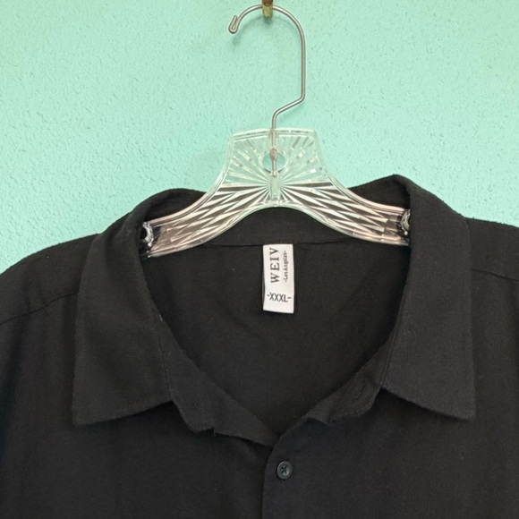 WEIV Los Angeles Button-Up Shirt, Black - Picture 2 of 3